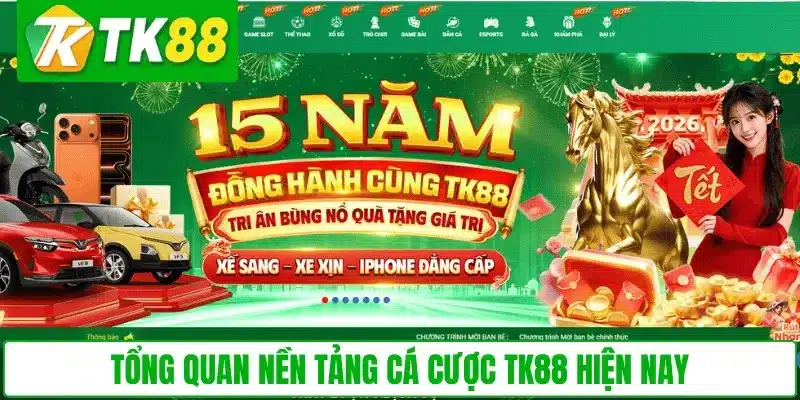 Tổng quan nền tảng cá cược TK88 hiện nay
